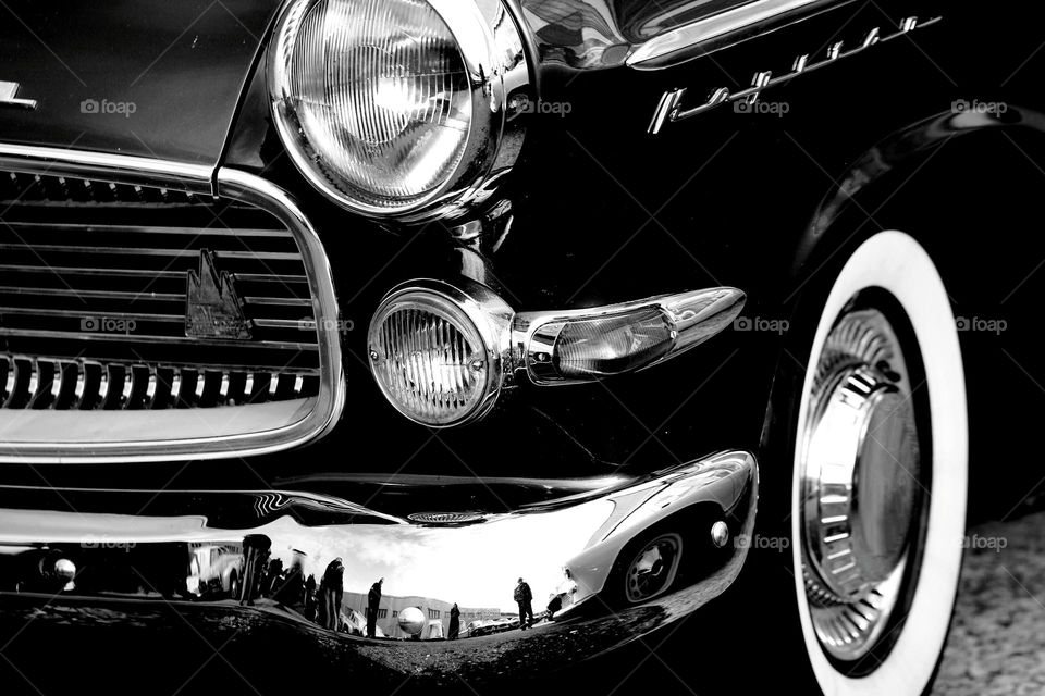 Teil eines Oldtimers