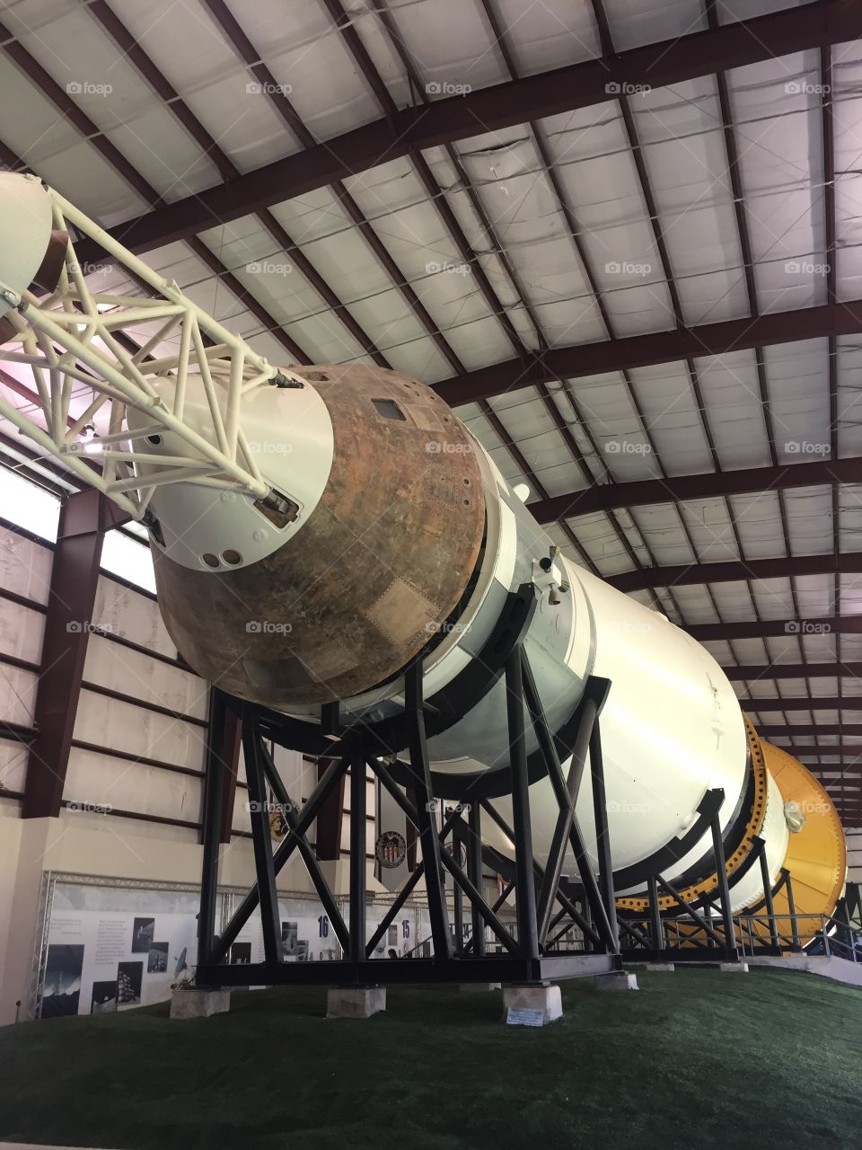 Space Center Houston. Saturn rocket