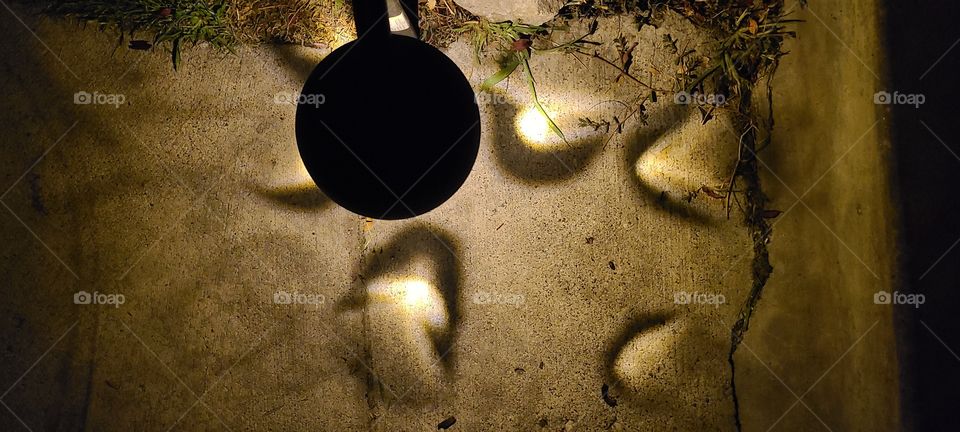 Artificial light dances