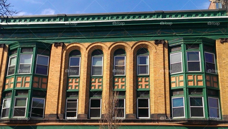 Brick and Wood Architecture