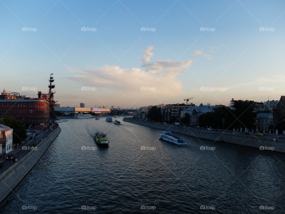 Moscow city view