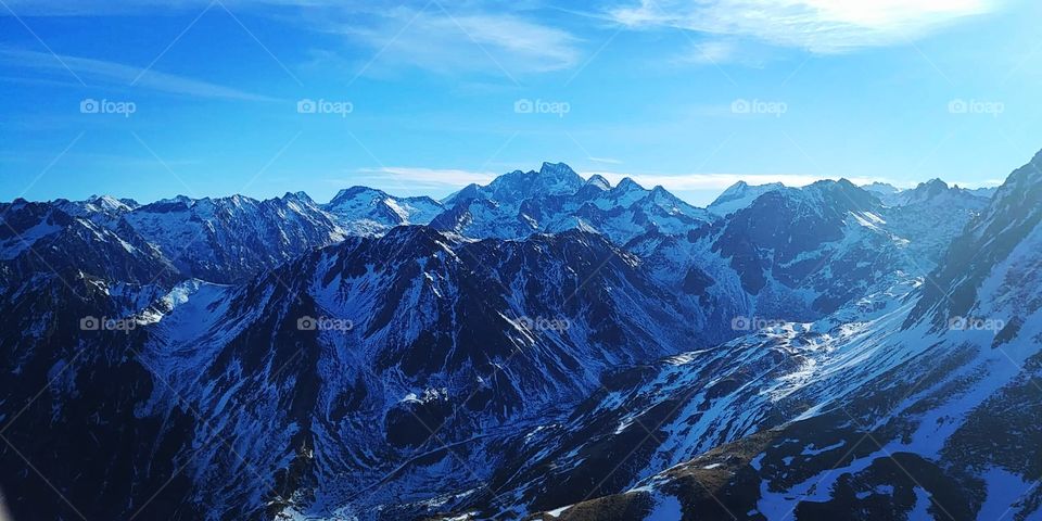 French mountain snow winter