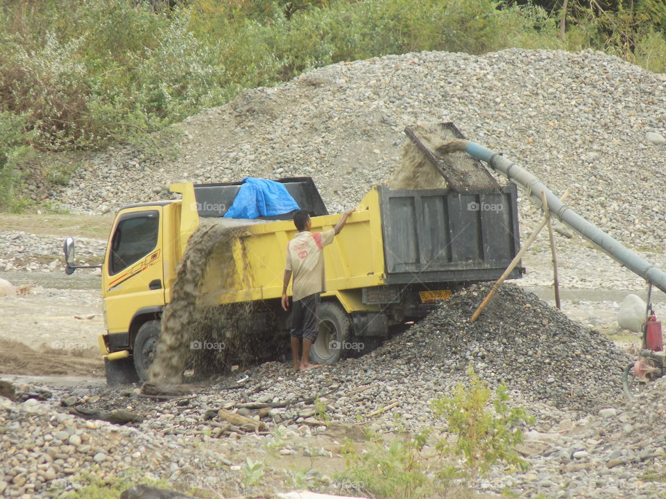 I love the work Load of sand