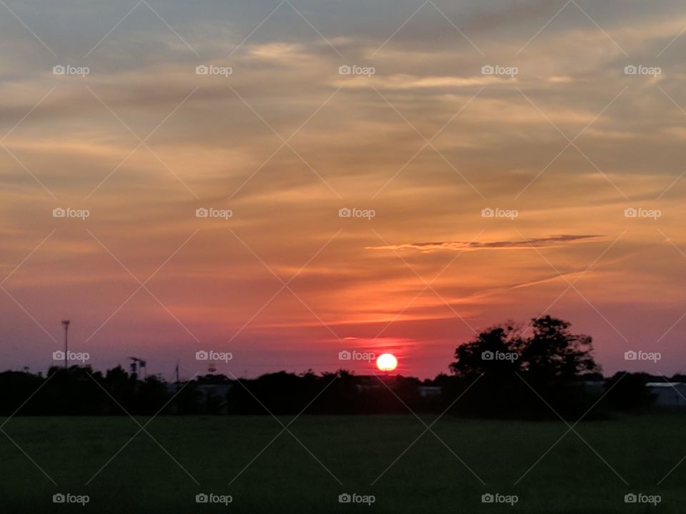 Texas sunset