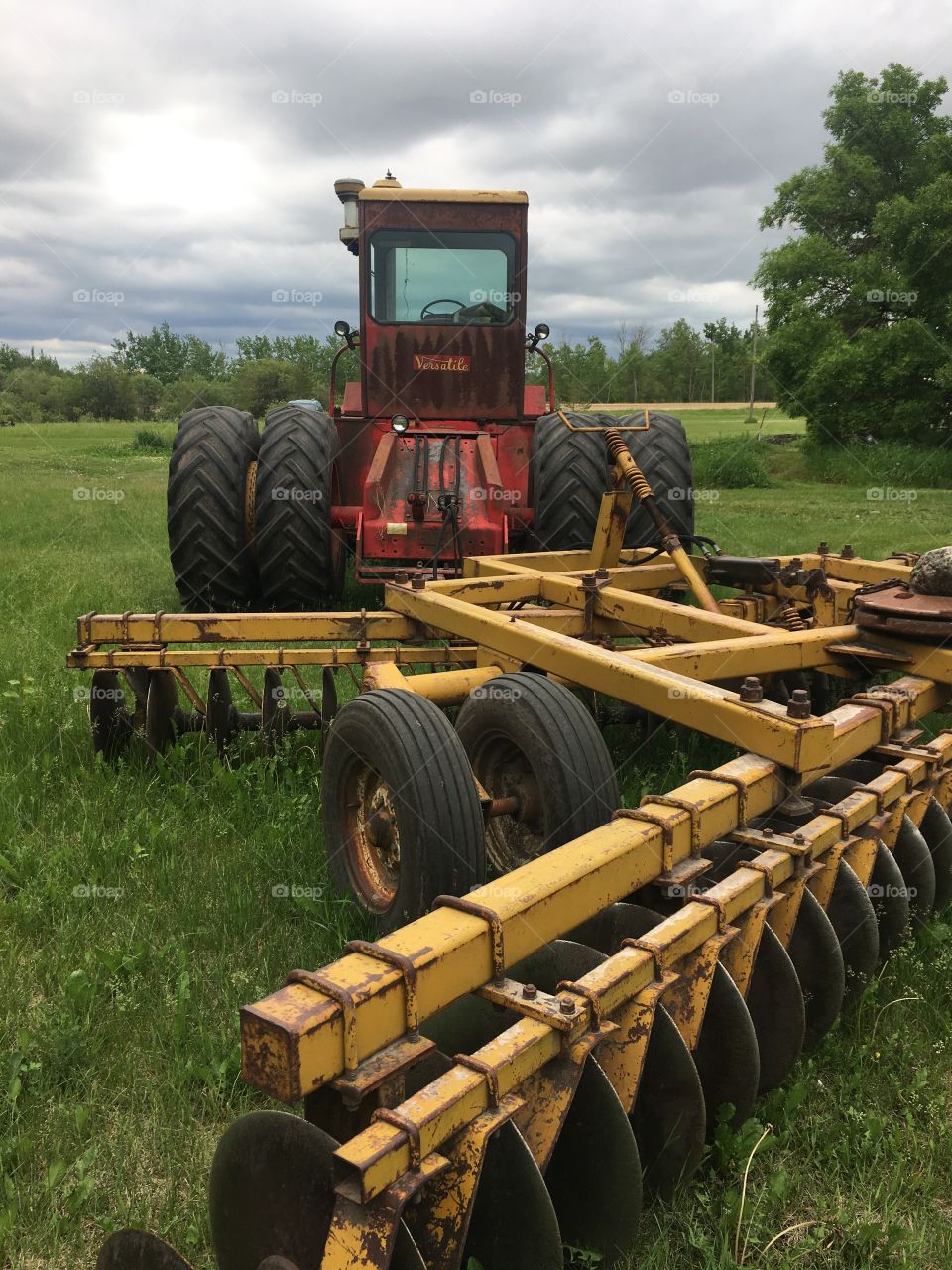 Old farm machinery 