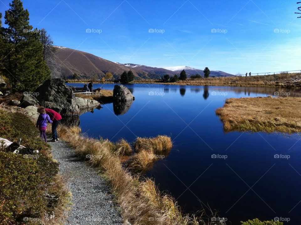 Beautiful lake in Austria