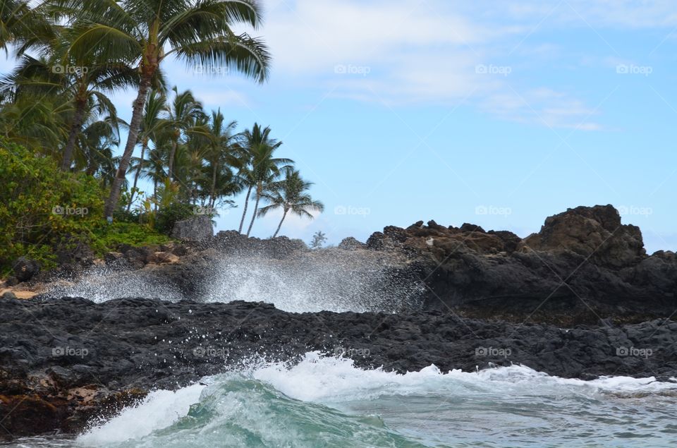 Secret Beach on Maui HI