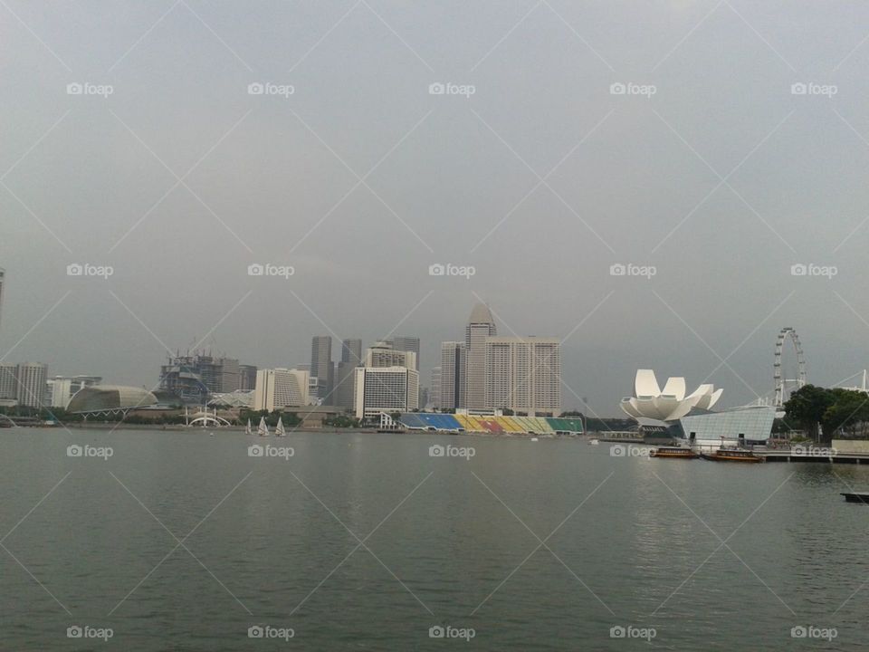beautiful waterfront@Singapore. taken in Singapore , Asia