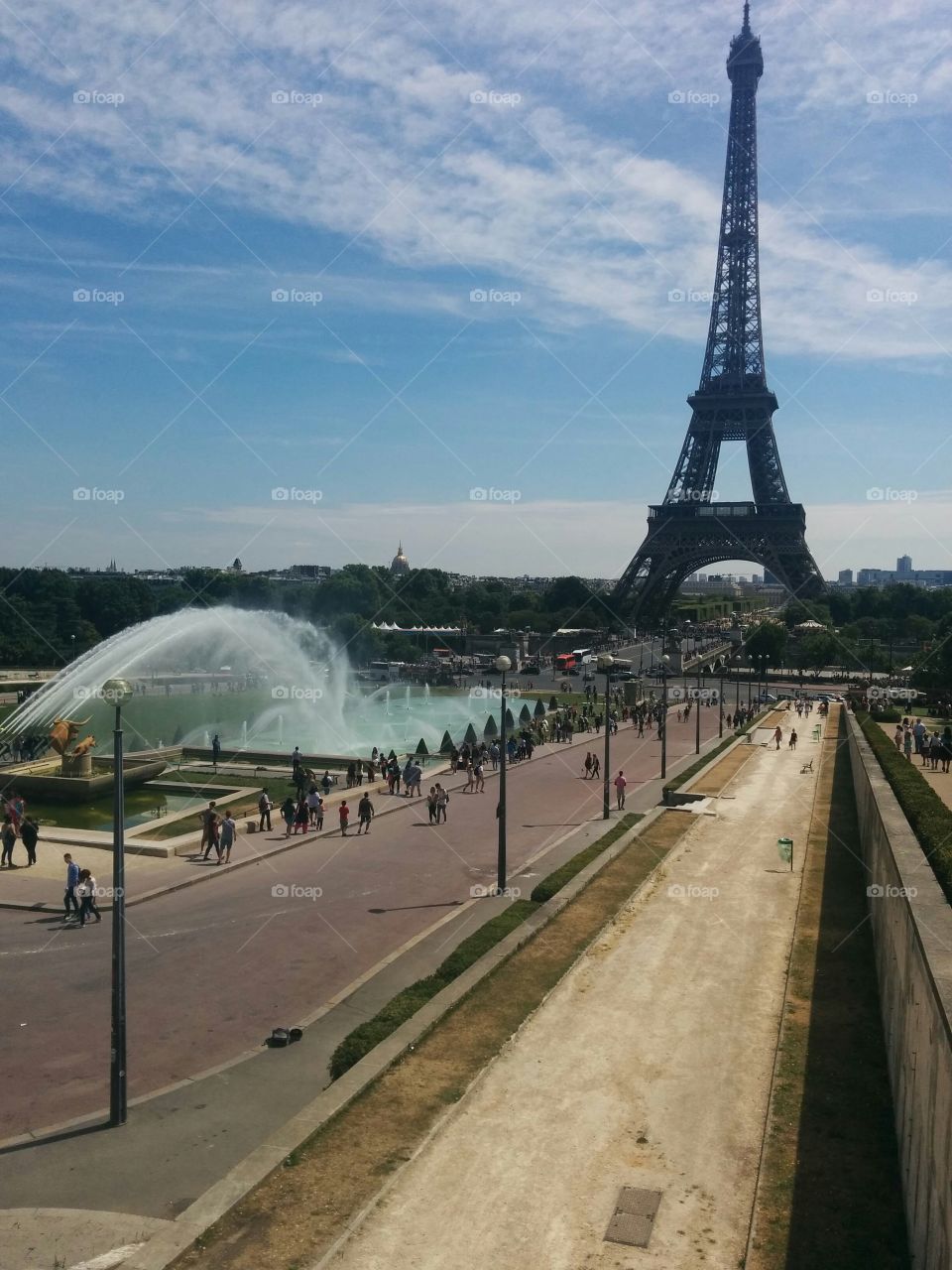 vue de la place du Trocadéro
