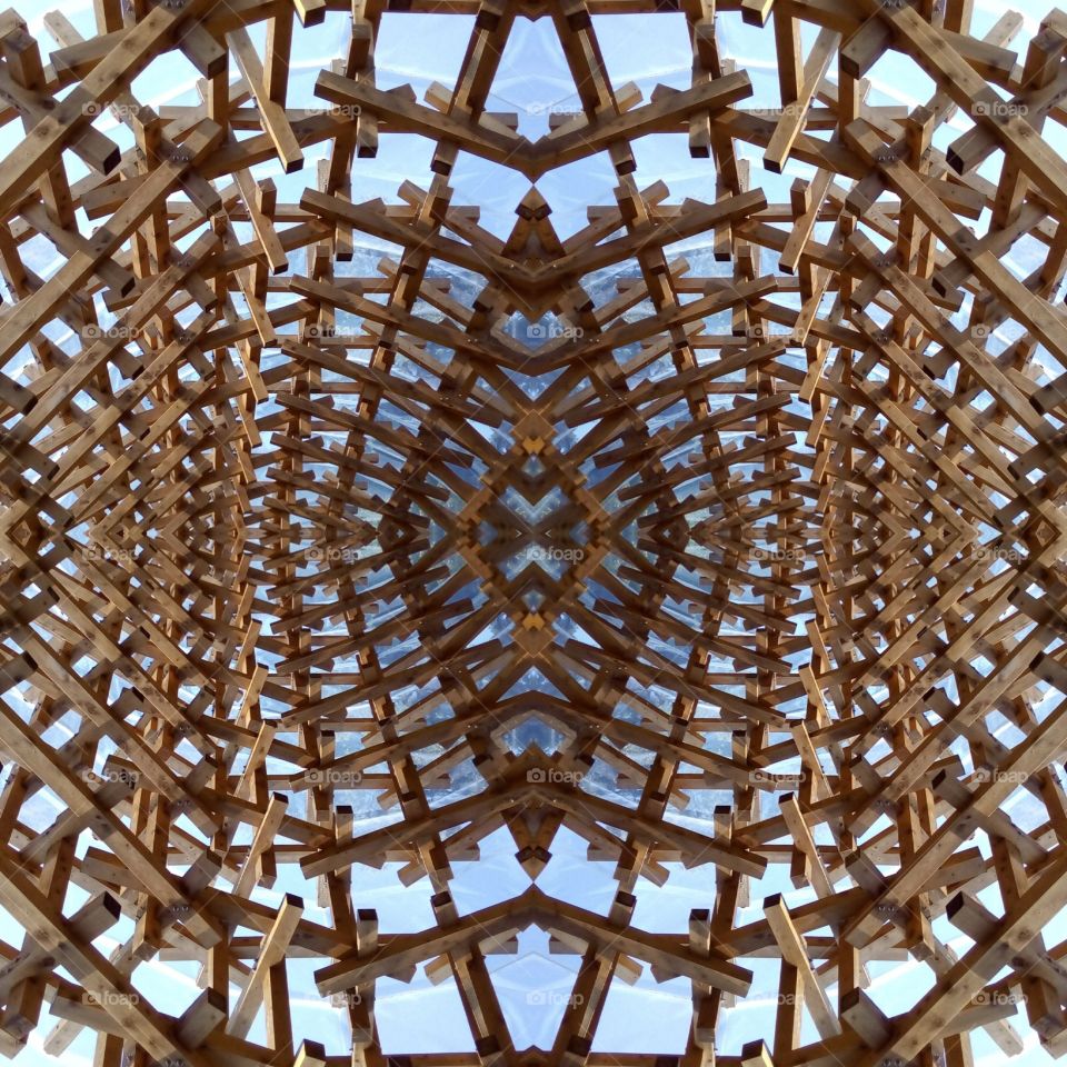 The art of composition: the art of wood.