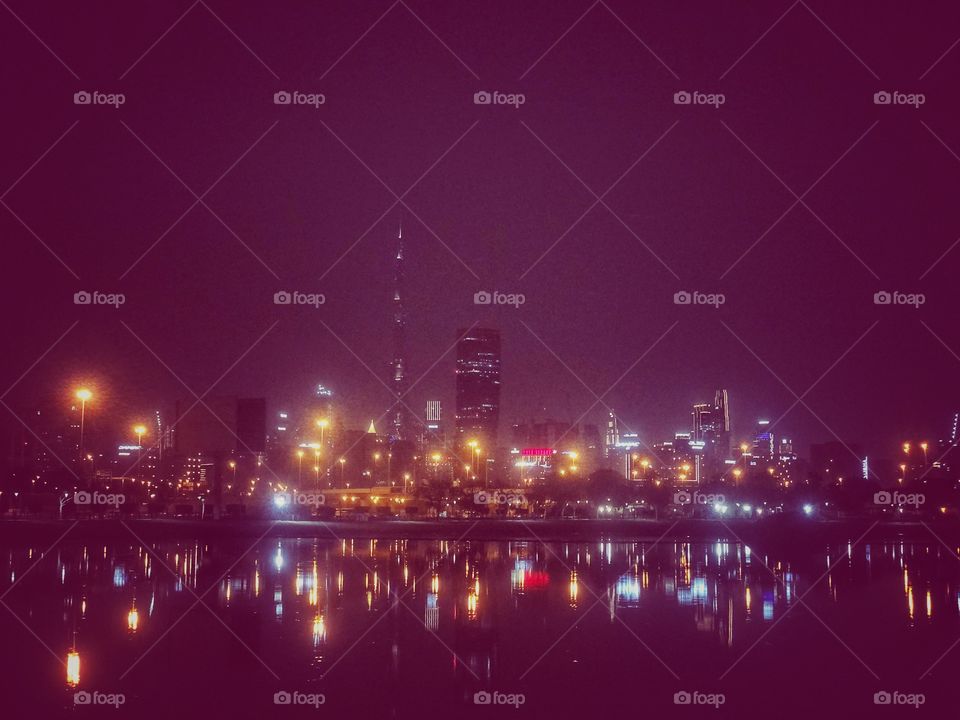 Night view Dubai