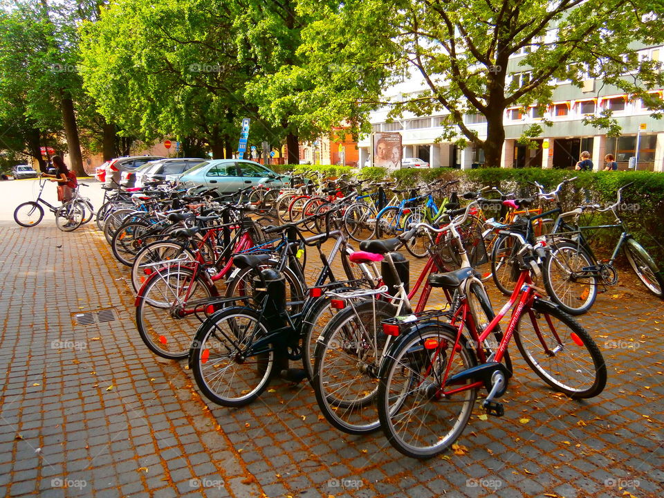 Bicycles in Turku, Finland