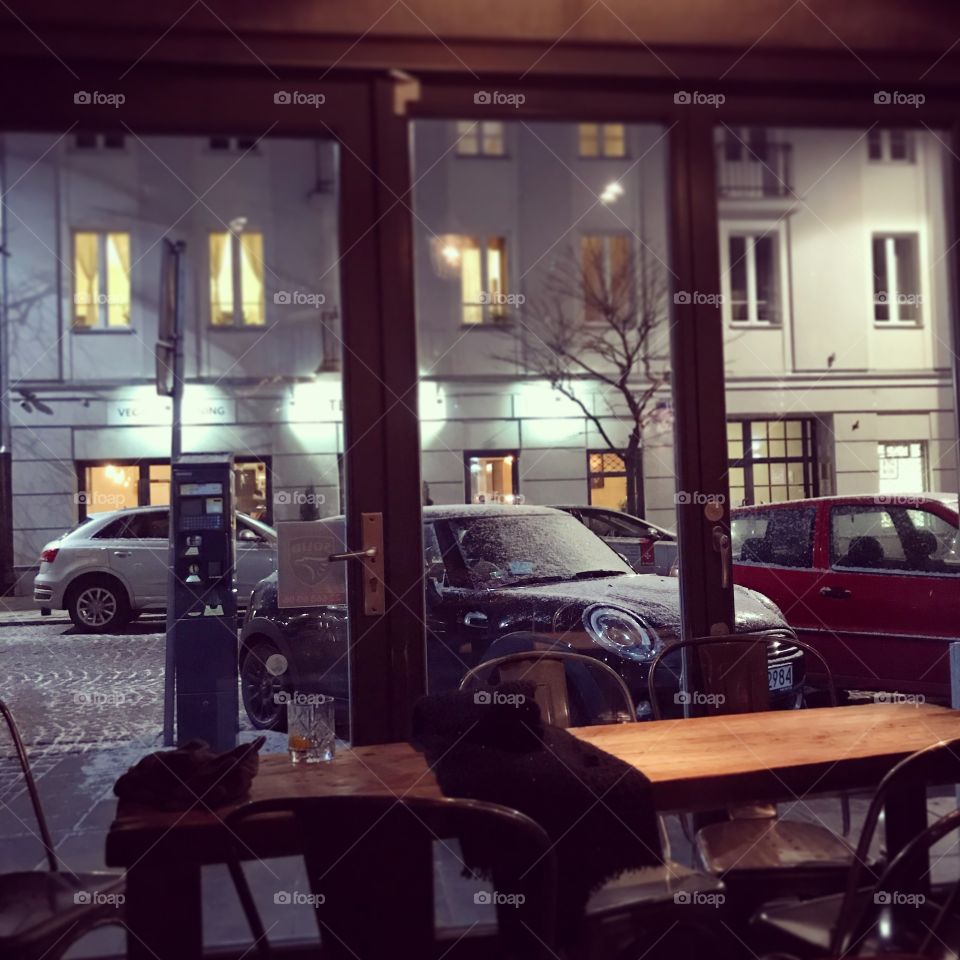 A winter evening in an empty pub 