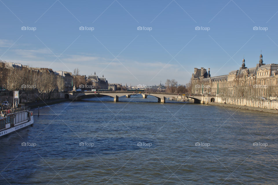 bridge over the Seine in Paris