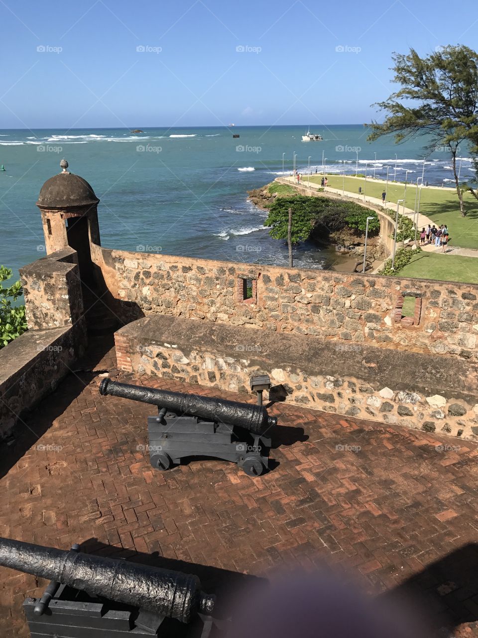 Oceanfront fort