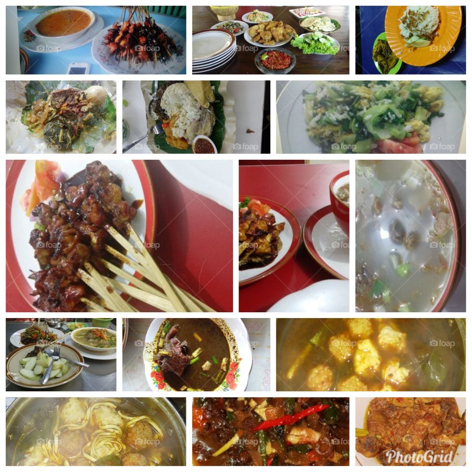 sate dan kuah