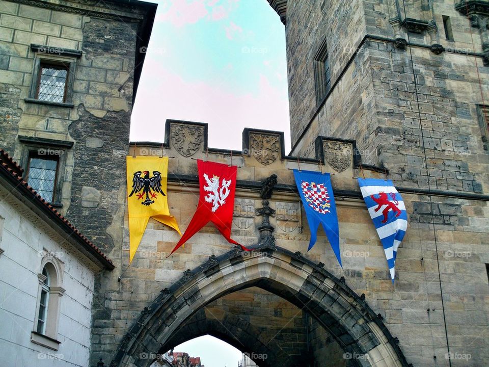 Prague flags