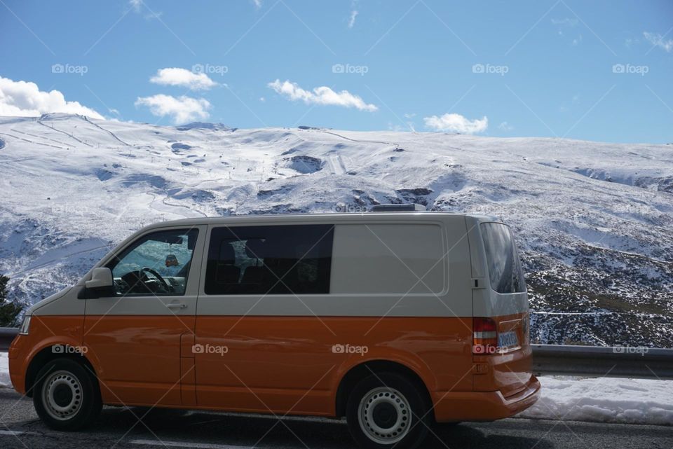 Car#colors#mountains#winter