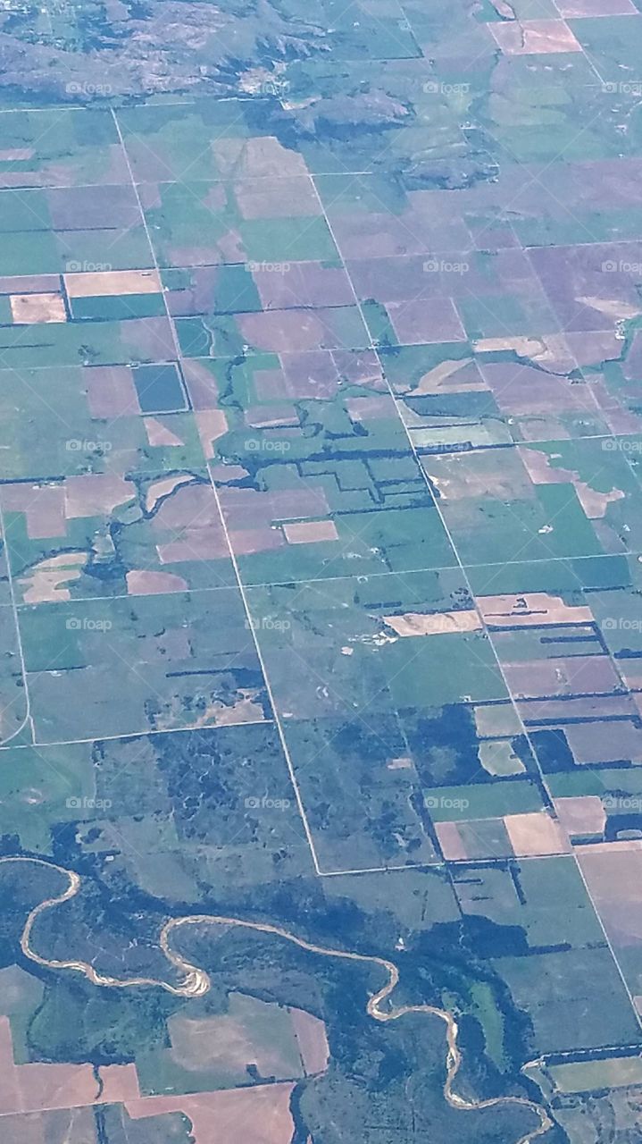 Farmland from the air