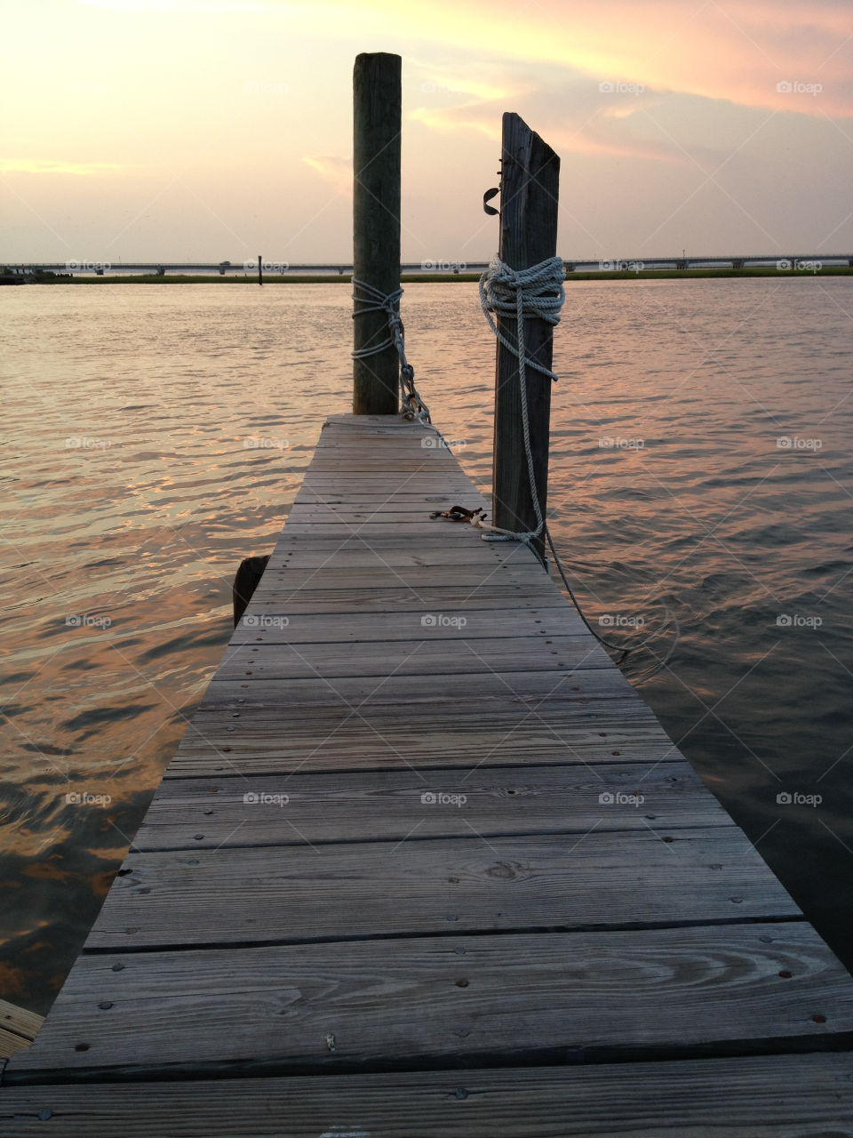 wood sunset dock bay by 150
