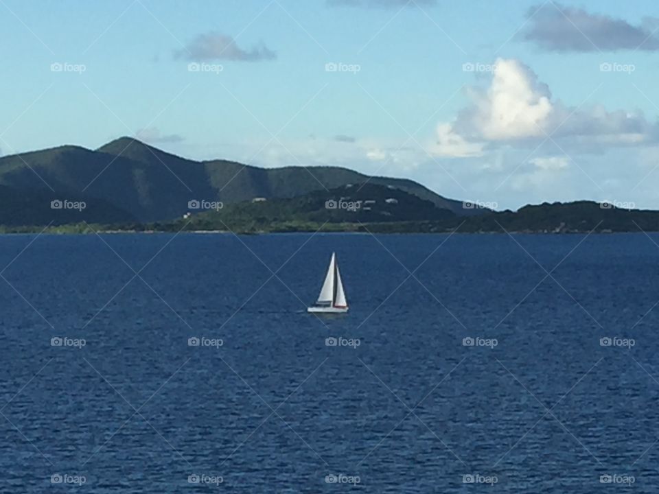 Sailing in Tortola, BVI