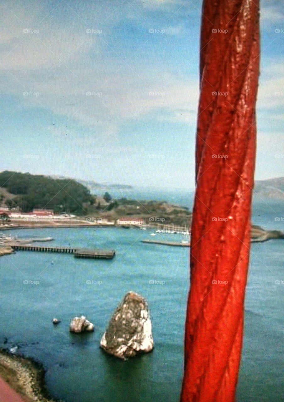 San Francisco Bay from the Golden Gate Bridge