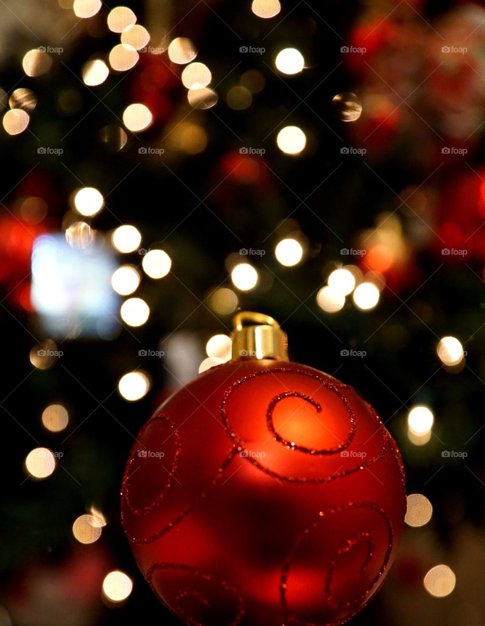 Close-up of christmas decoration