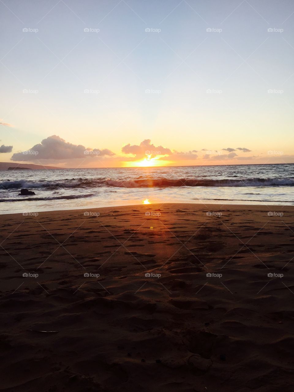 Sunset, Water, Beach, Dawn, Ocean