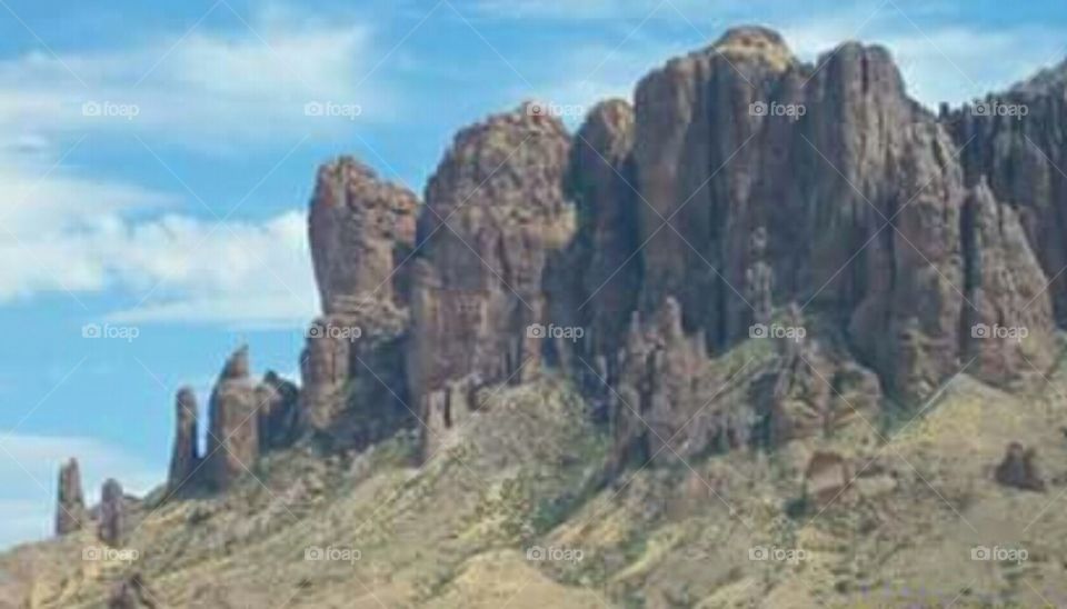 Superstition Mountain in Arizona