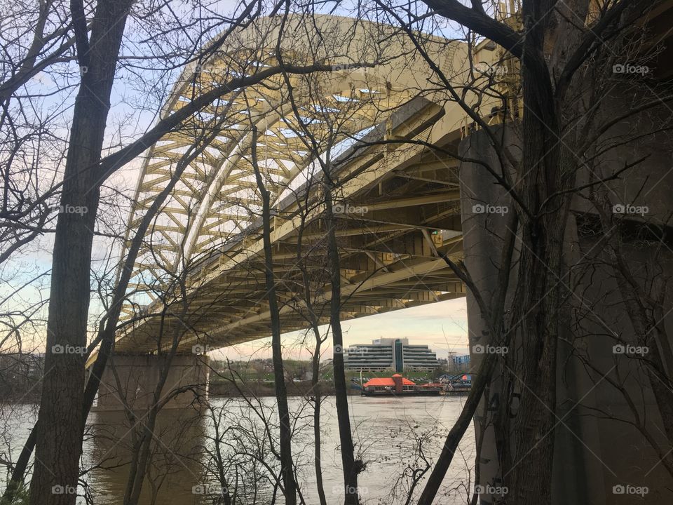 Big Mac Bridge in Cincinnati,Ohio 