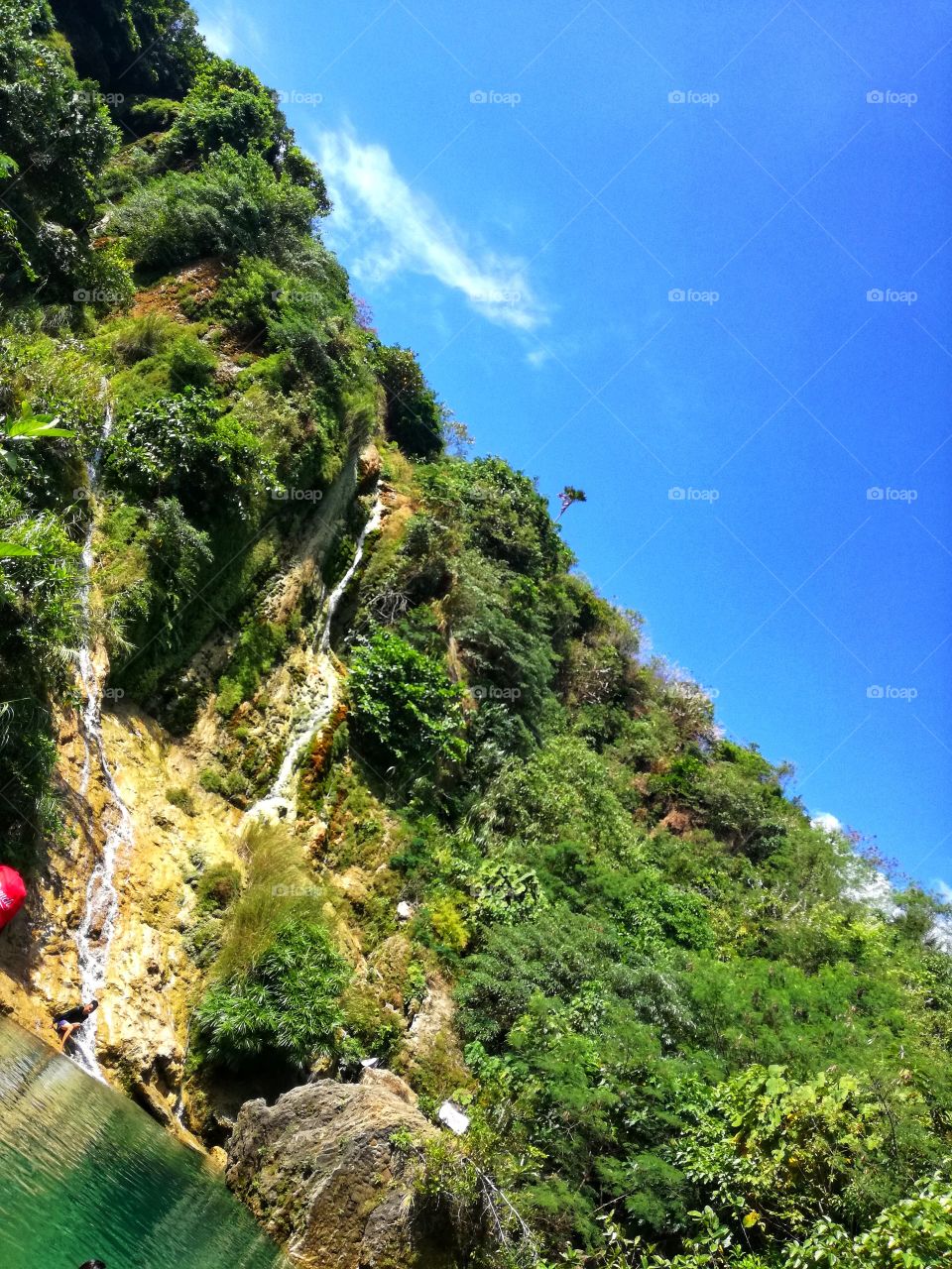 Chasing waterfalls! 😍 One of the best falls I have ever seen in Pangasinan, PH. Busay Falls is located at Barangay Cabaleng, Bani Pangasinan.