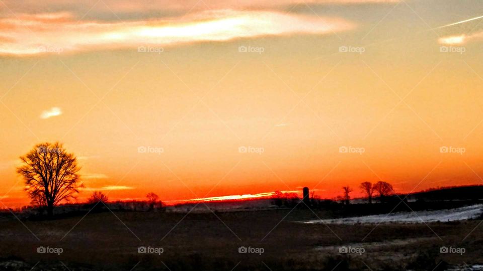 Canada Under Orange Skies