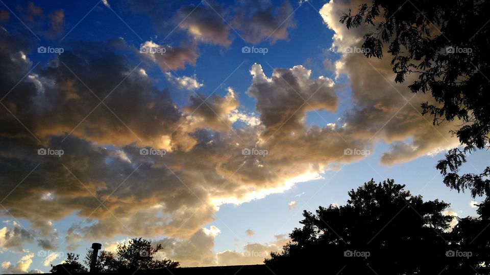 sunset clouds