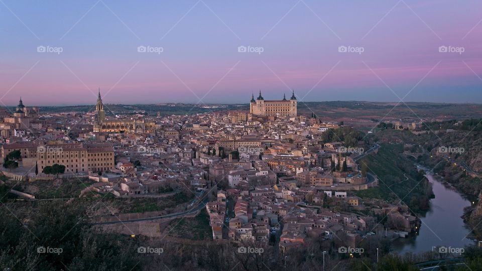 Sunset in Toledo, Spain