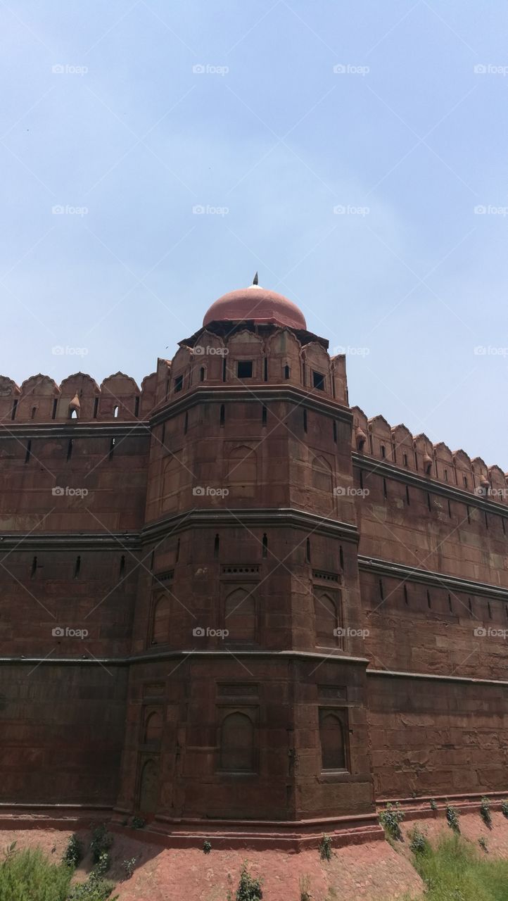 red fort,delhi, india