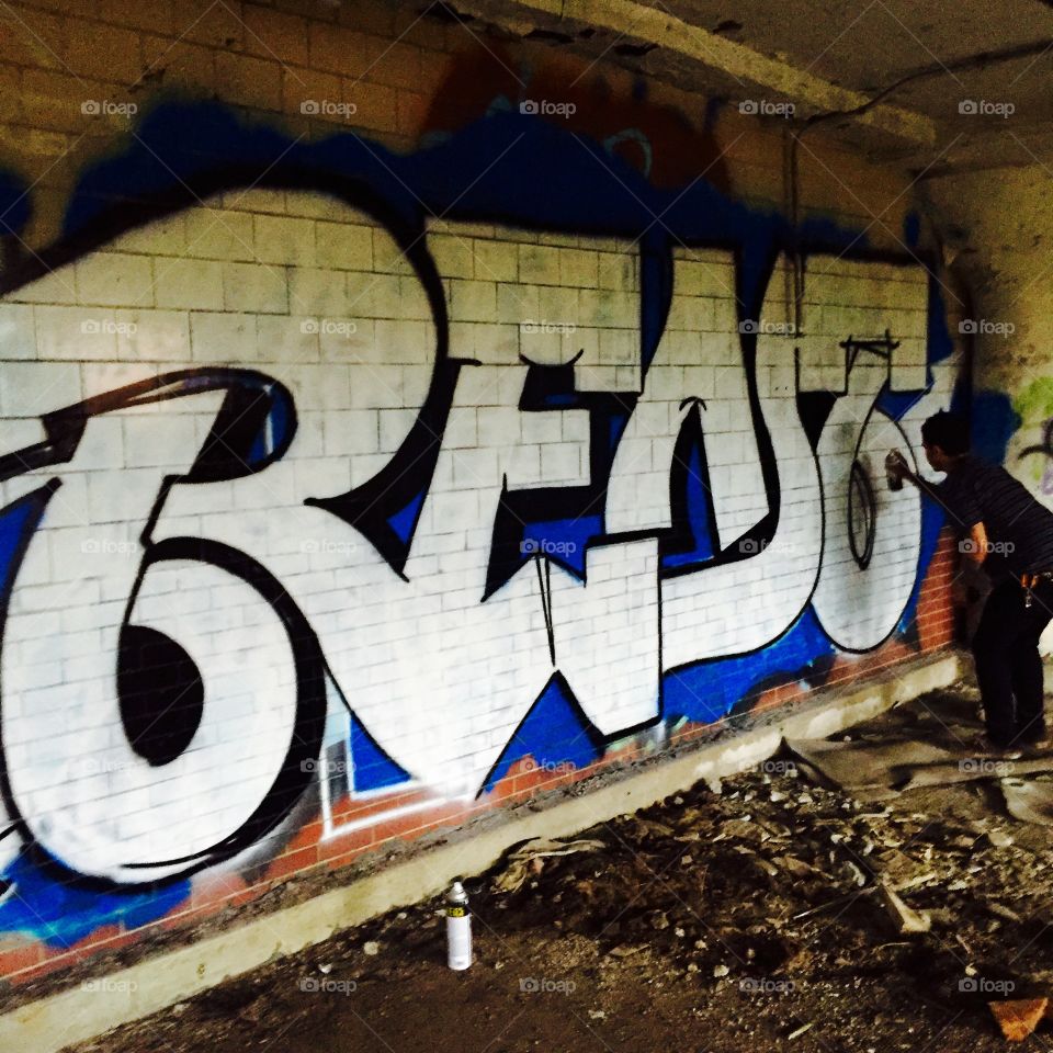 Graffiti, Vandalism, Wall, Subway System, Street