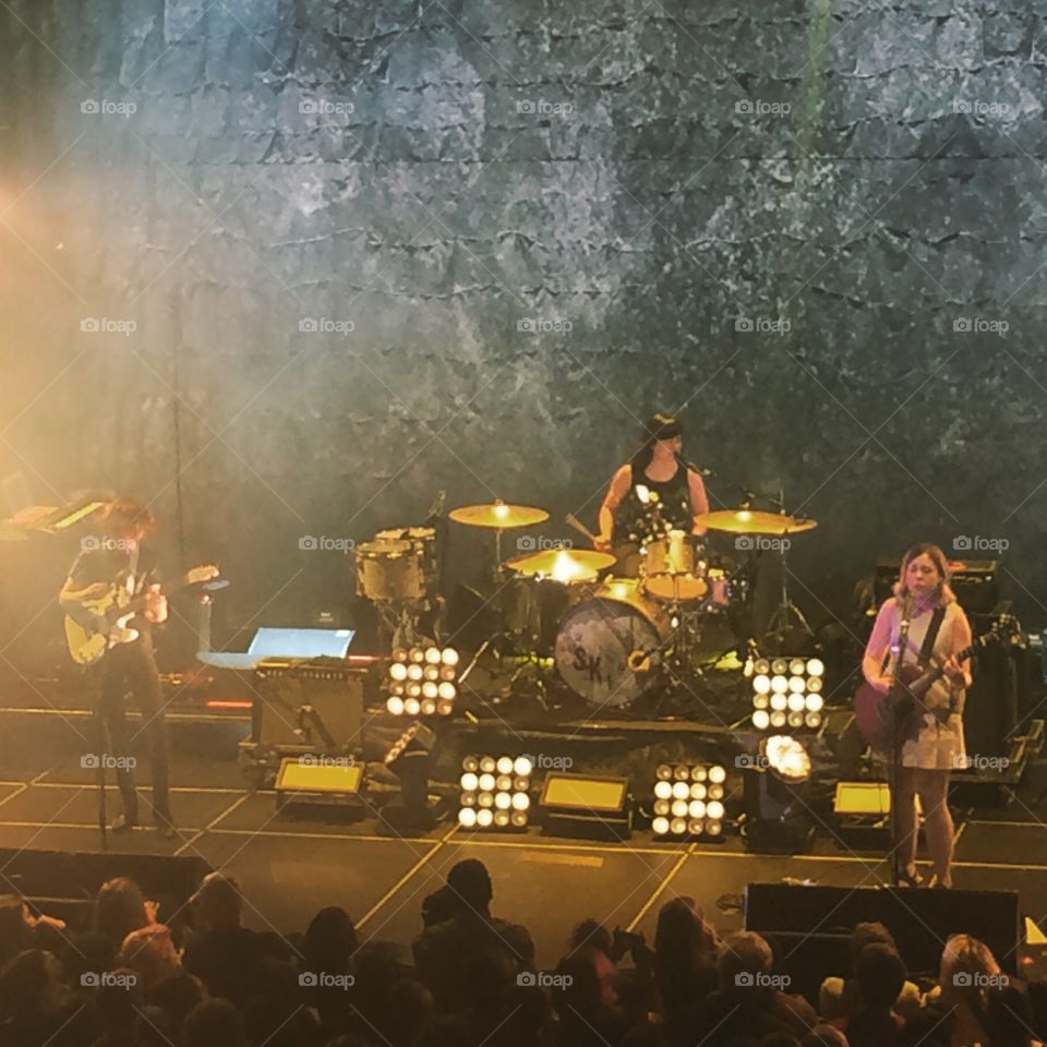 Sleater-Kinney playing in San Francisco 