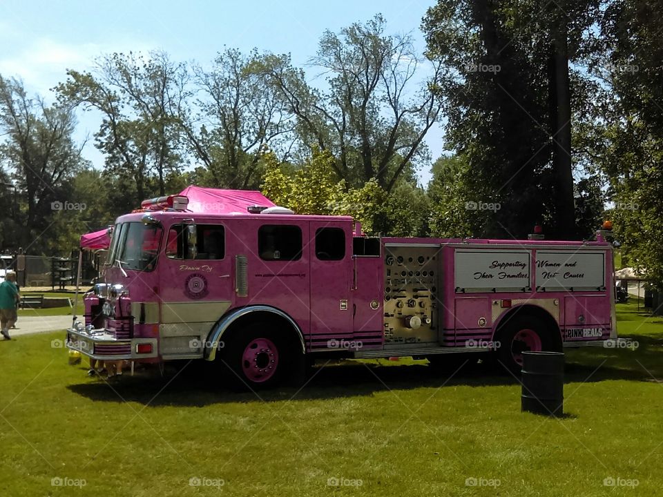 Pink Fire Engine