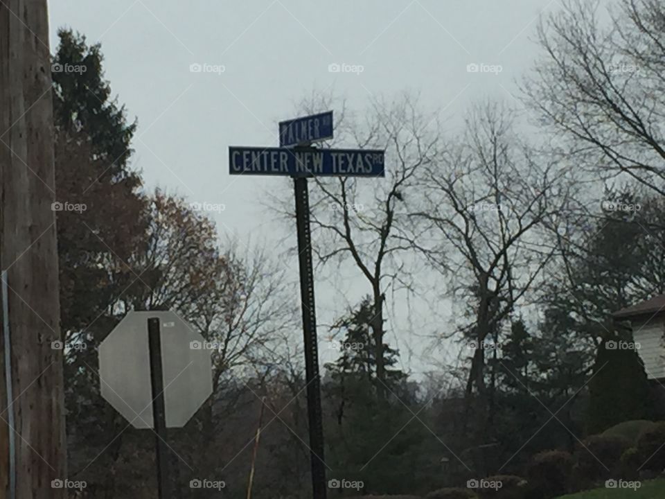 CENTER NEW TEXAS RD at PALMER RD
