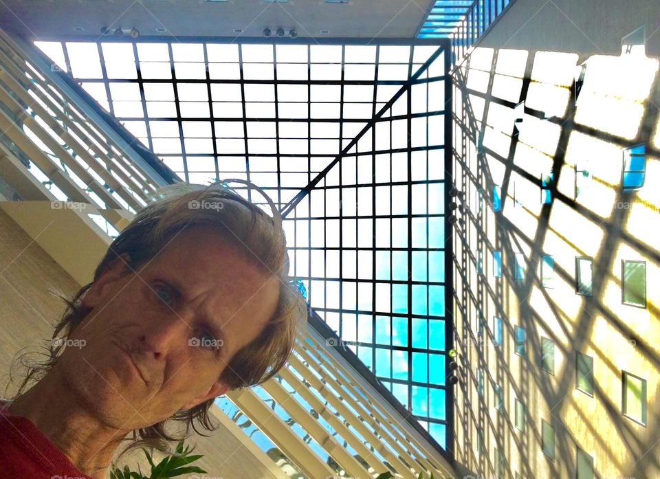 This is “Timothy Trespas”, my significant other for many years photographed at “Mount Sinai” hospital in “Manhattan”, NY in approximately 2018. Hypnotic Productions