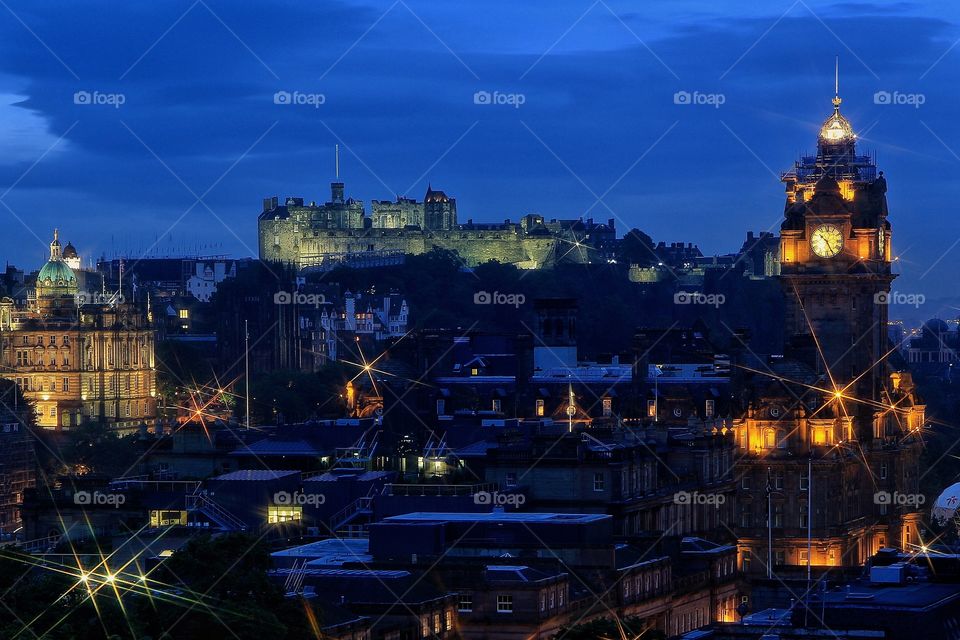 Scenic view of Edinburgh, Europe