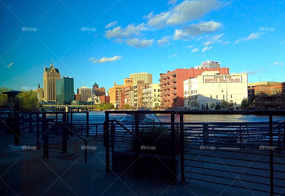 Third Ward, Milwaukee. Spring time in Milwaukee, Wisconsin 