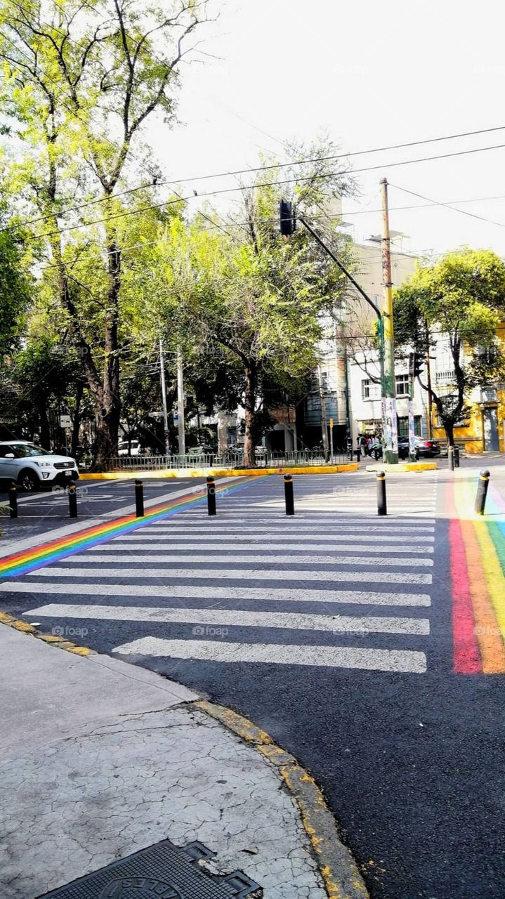 Colores, en las calles de la CDMX.