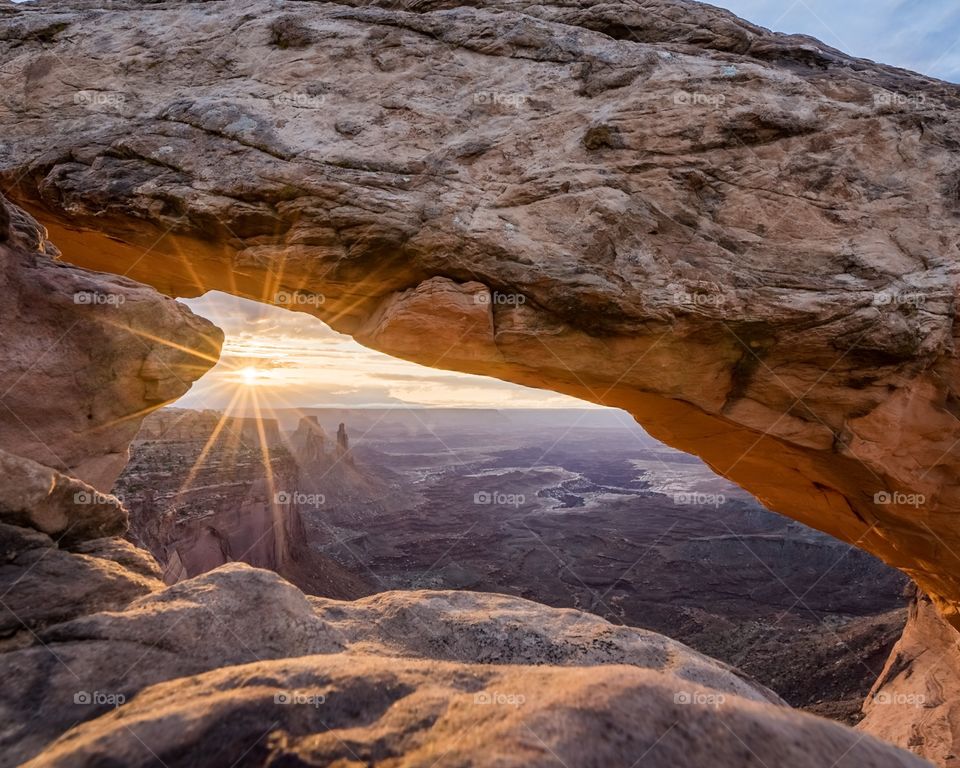 Sunrise from the Mesa Arch