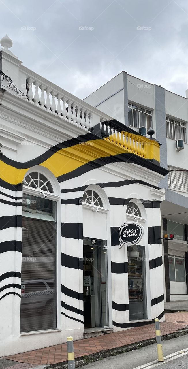 Art on the walls of the Urban Center