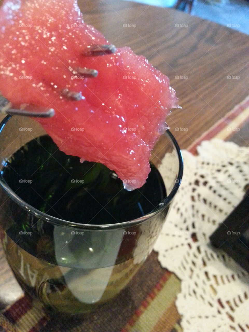 watermelon. juicy