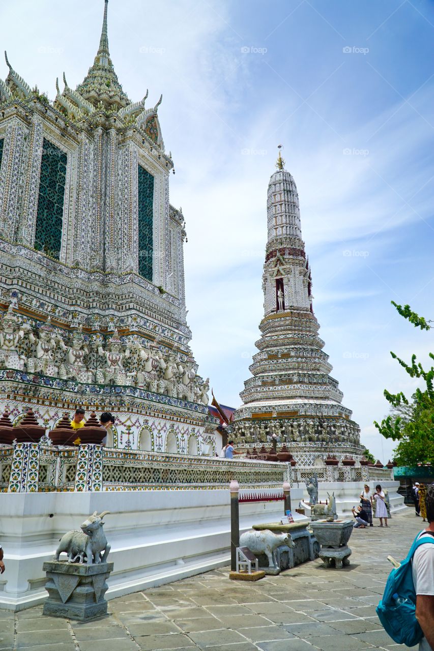 wat arun temple in bangkok thailand