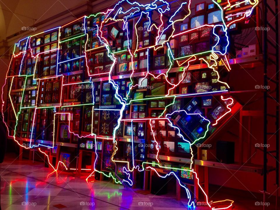 Smithsonian American Art Museum United States Neon