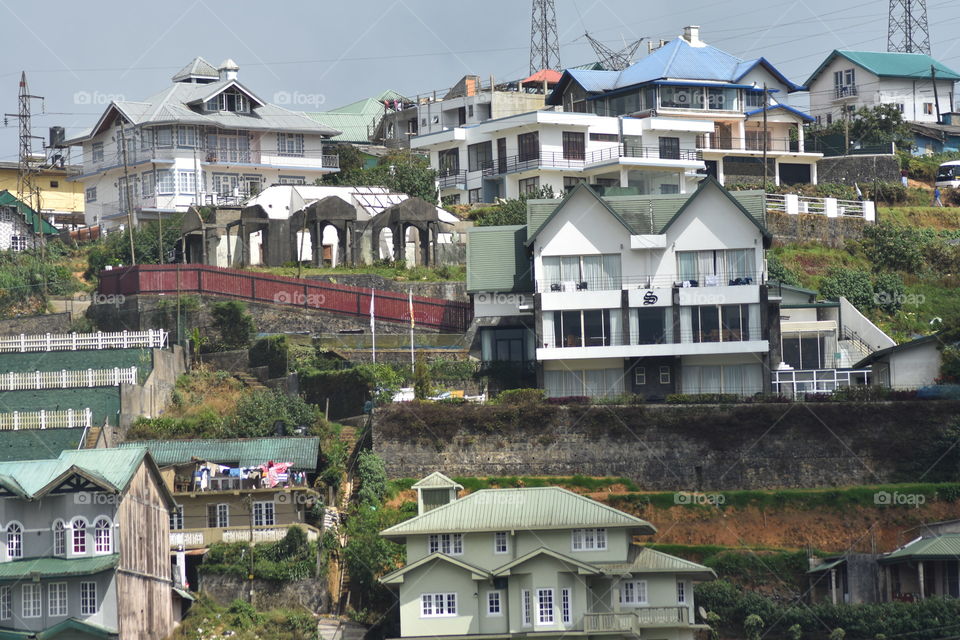 Houses and Holiday homes on a hill-top