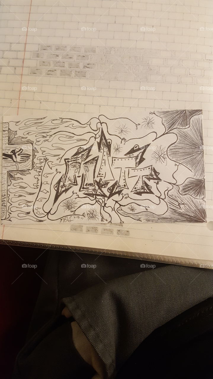 Drawing while high